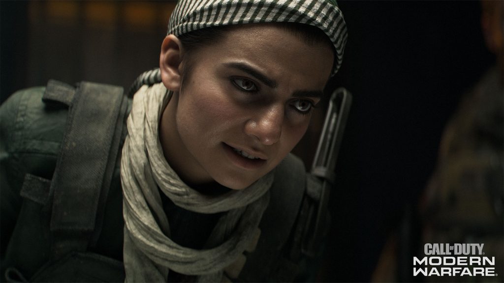 Farah Karim; Kriegswaise und Rebellenführerin - Bild: Activision Press Center 