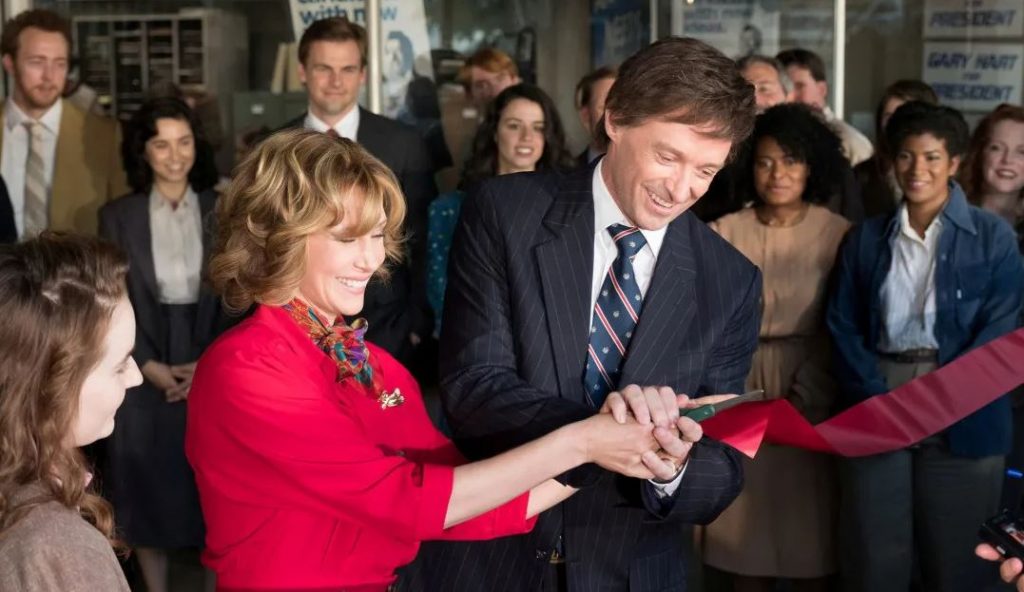 Auf dem Weg zu First Lady und Präsident: Lee (Vera Farmiga) und Gary Hart (Hugh Jackman) © Sony Pictures