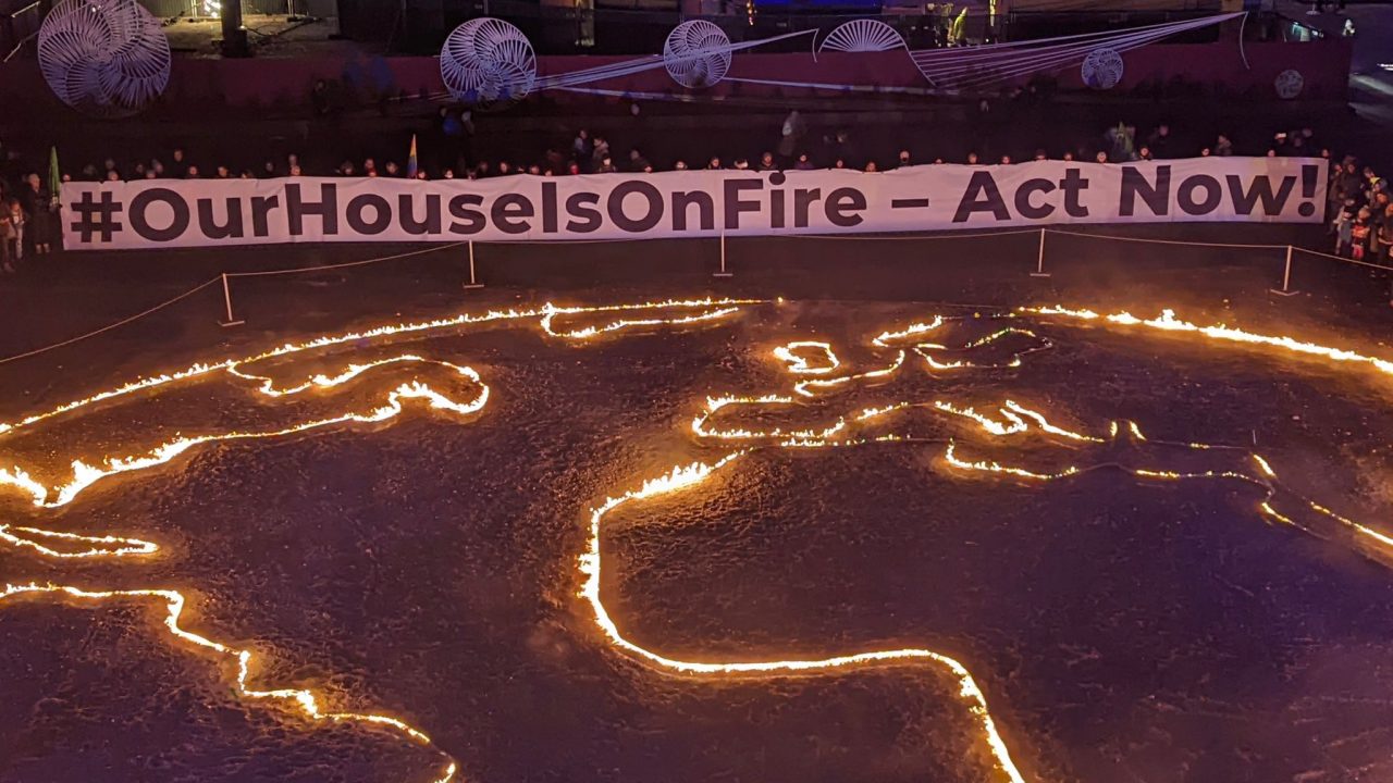 #Our House is on Fire - act now!"