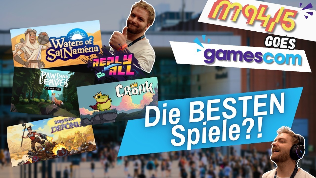 Gibt's HIER die BESTEN Spiele auf der Gamescom 2026?